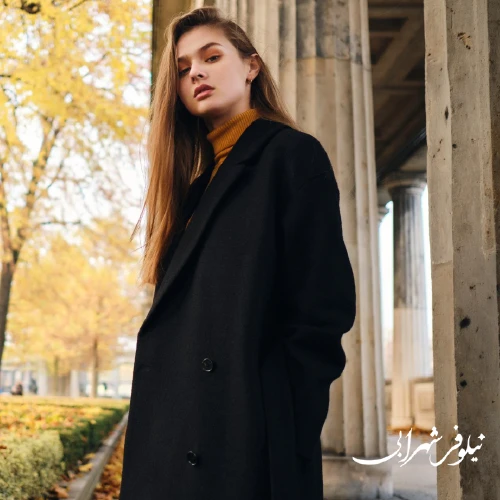 ساخت چند استایل جذاب با پالتو مشکی زنانه در زمستان امسال